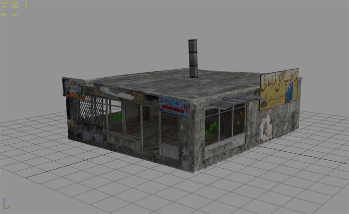 25 Afghanistan City Buildings Props for Games Low-poly 3D model_5