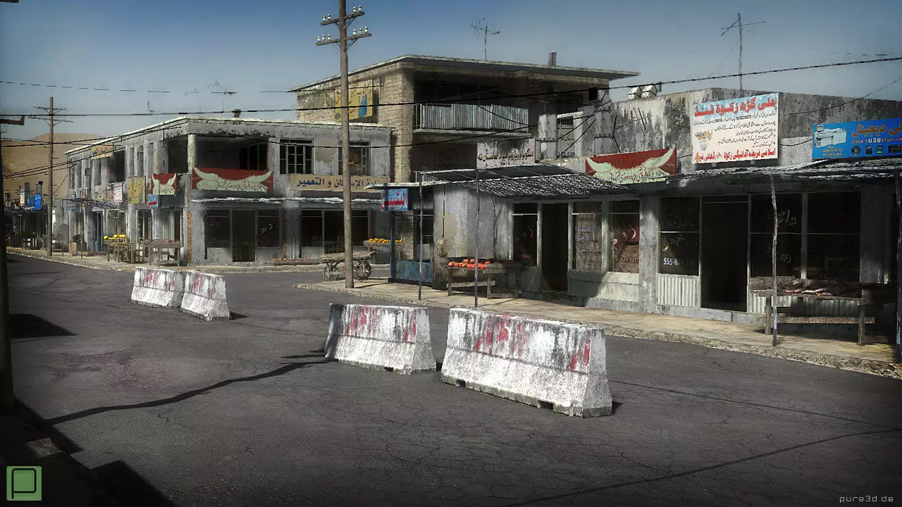 25 Afghanistan City Buildings Props for Games Low-poly 3D model_0