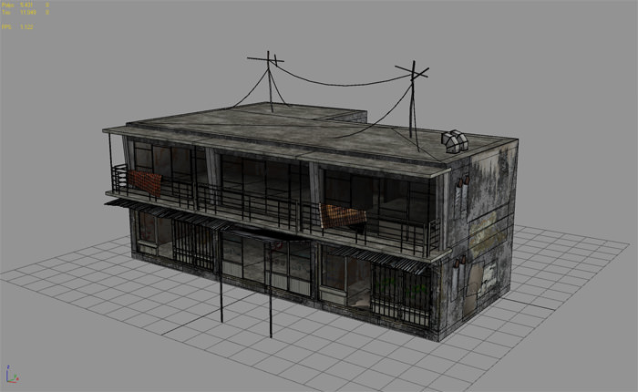 25 Afghanistan City Buildings Props for Games Low-poly 3D model_12