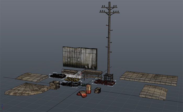 25 Afghanistan City Buildings Props for Games Low-poly 3D model_17