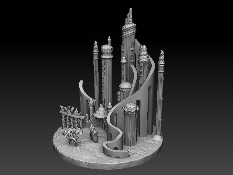 Atlantica little mermaid 3D print model_2