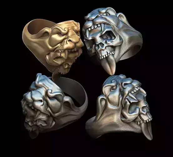 Berserk Skull ring