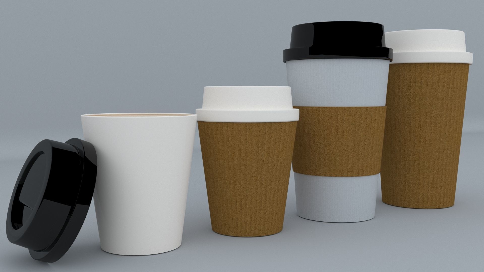 Coffee Cup 3D model_3