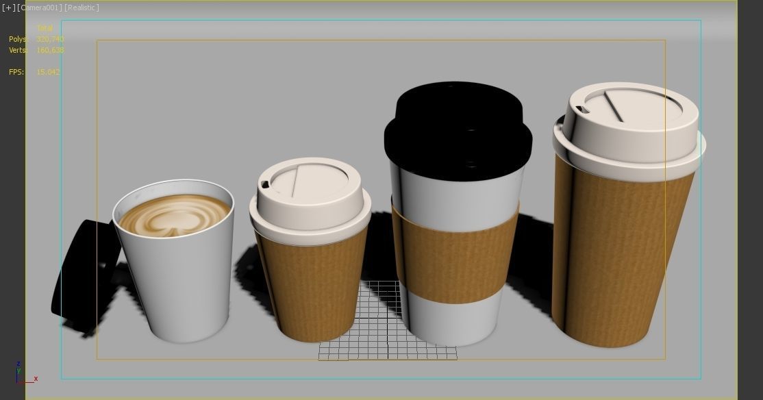 Coffee Cup 3D model_9