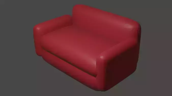 Sofa 3D Model in Blender 3D model