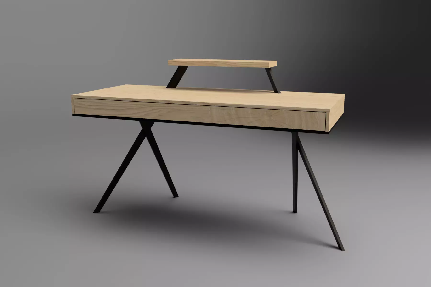 Productivity Desk 3D model