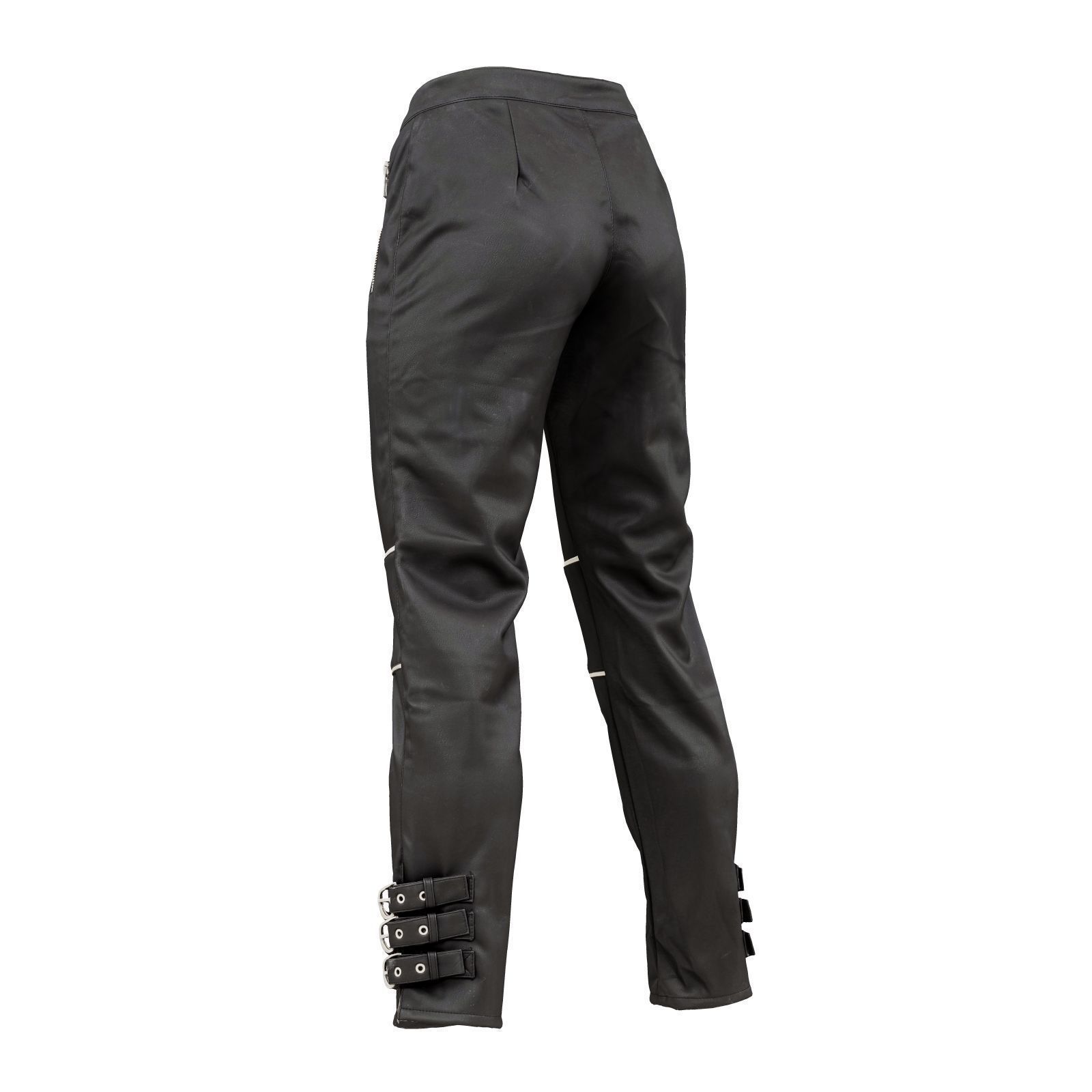 Ankle Belts Pants 3D model_15