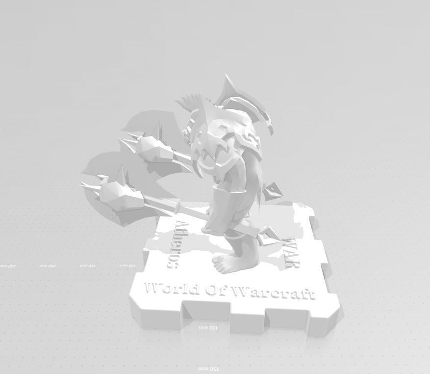 WAR ORC Atheros Horde 3D print model_2