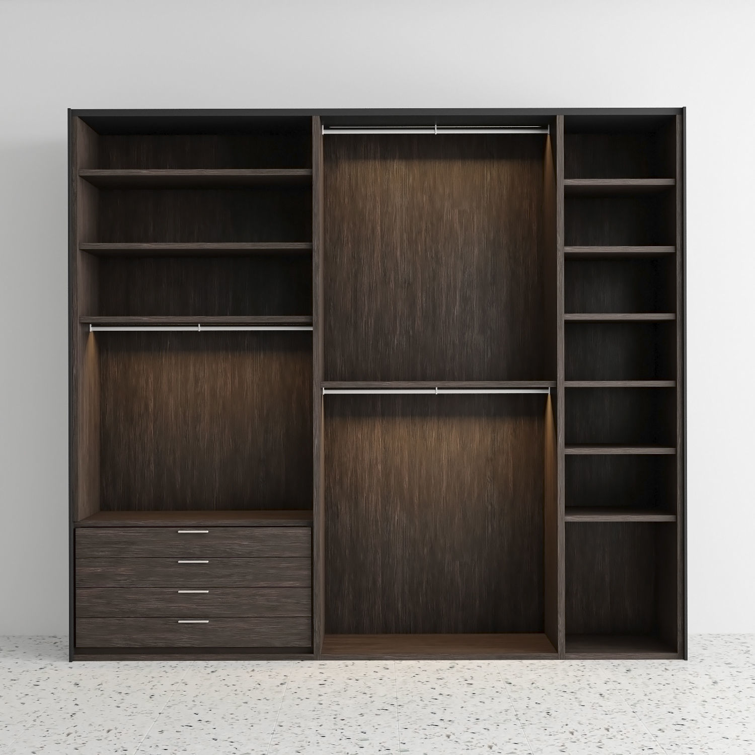 Poliform Sharp Wardrobe 3D model_5