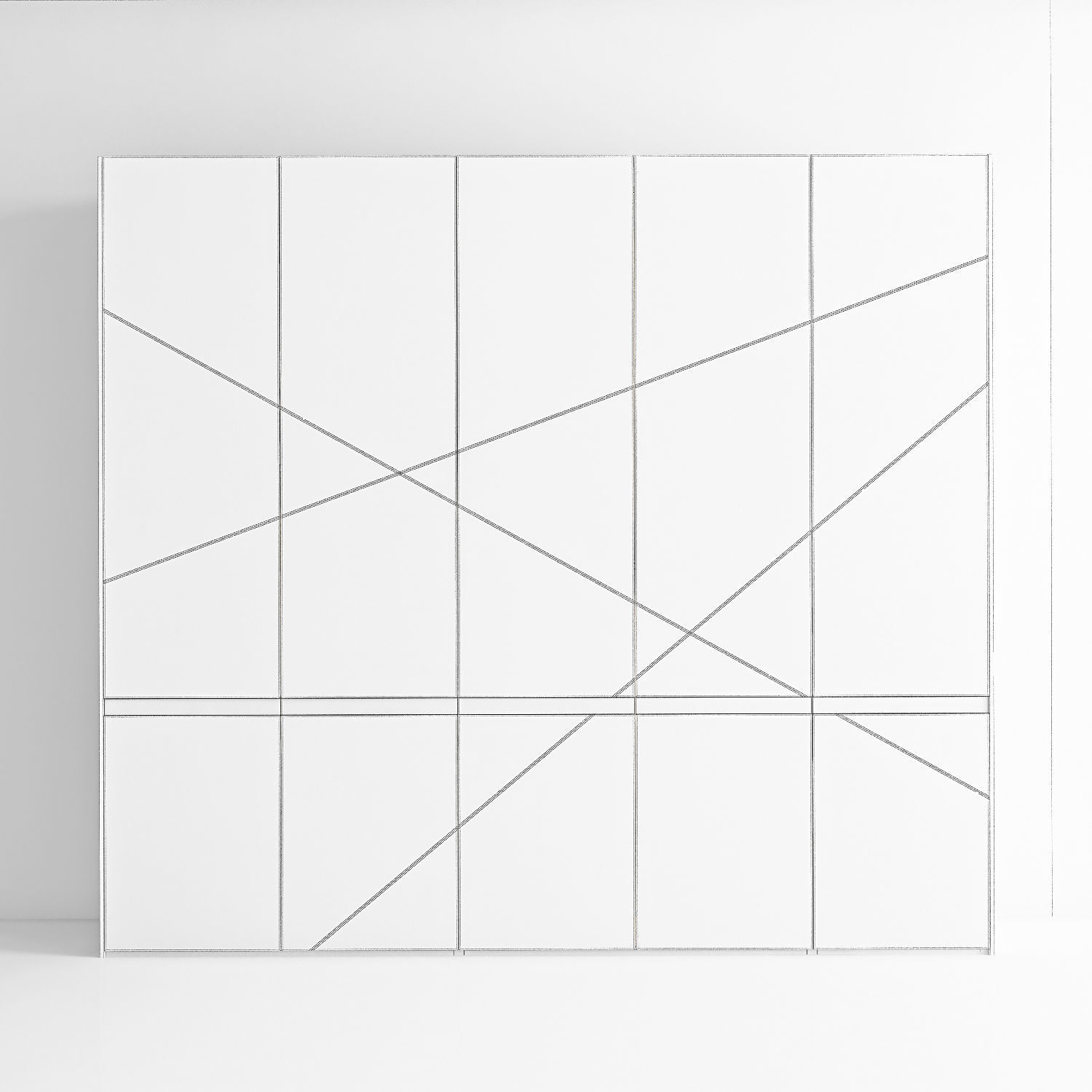 Poliform Sharp Wardrobe 3D model_6