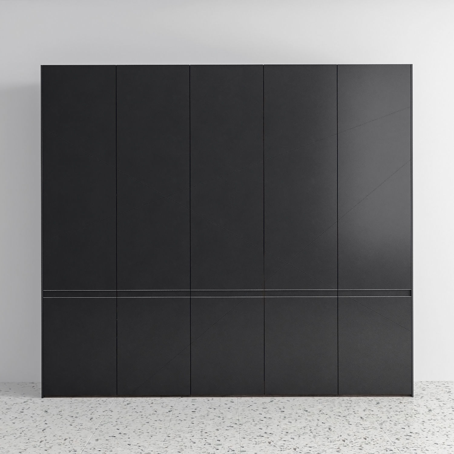 Poliform Sharp Wardrobe 3D model_1