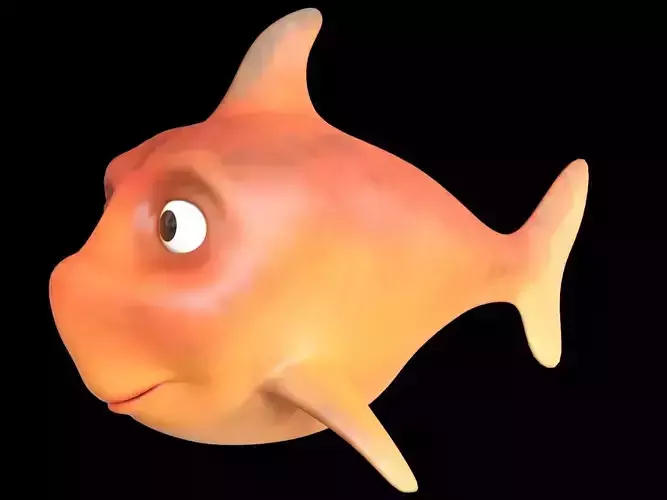 Cartoon Fish Free 3D model