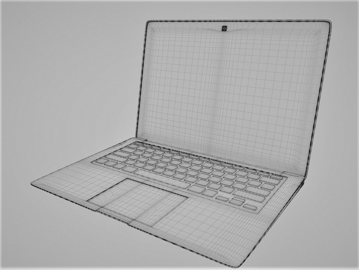 Apple MacBook Air 13 inch Free 3D model_5