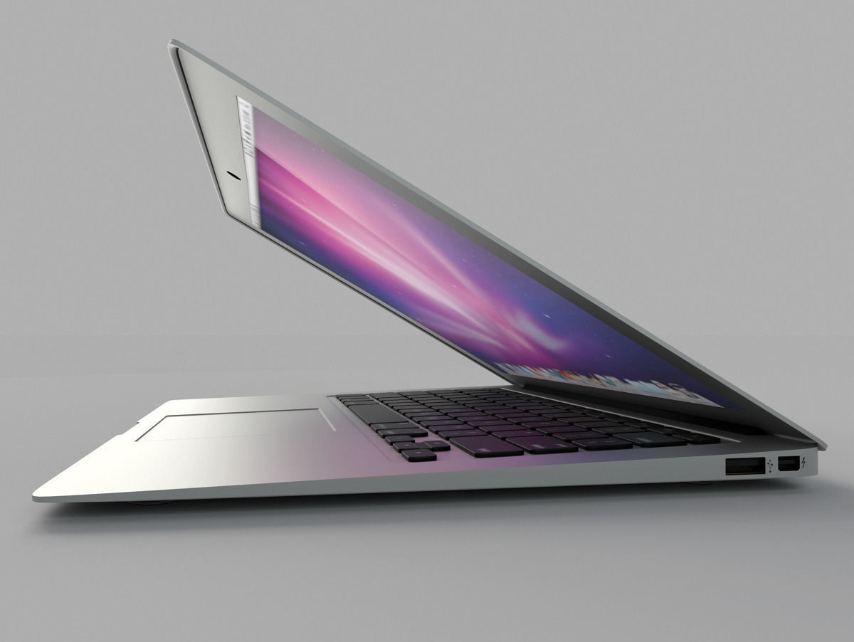 Apple MacBook Air 13 inch Free 3D model_4