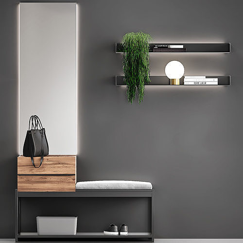 Birex Domi hallway set 3D model