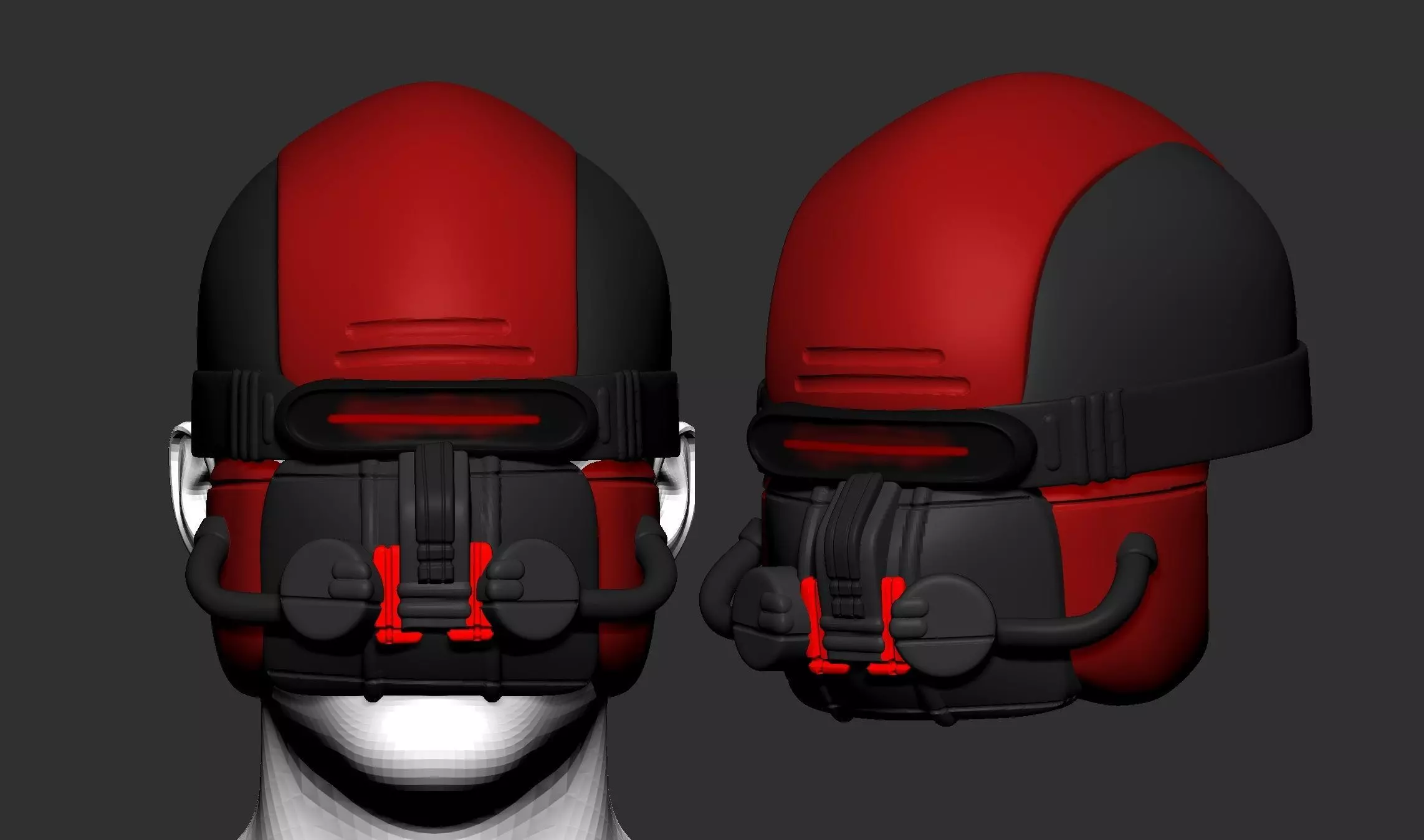helmet high poly sculpt 3d printable ver 7 3D model 3D model_0