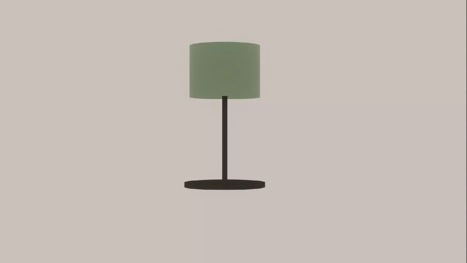 Lamp with lampshade Free low-poly 3D model