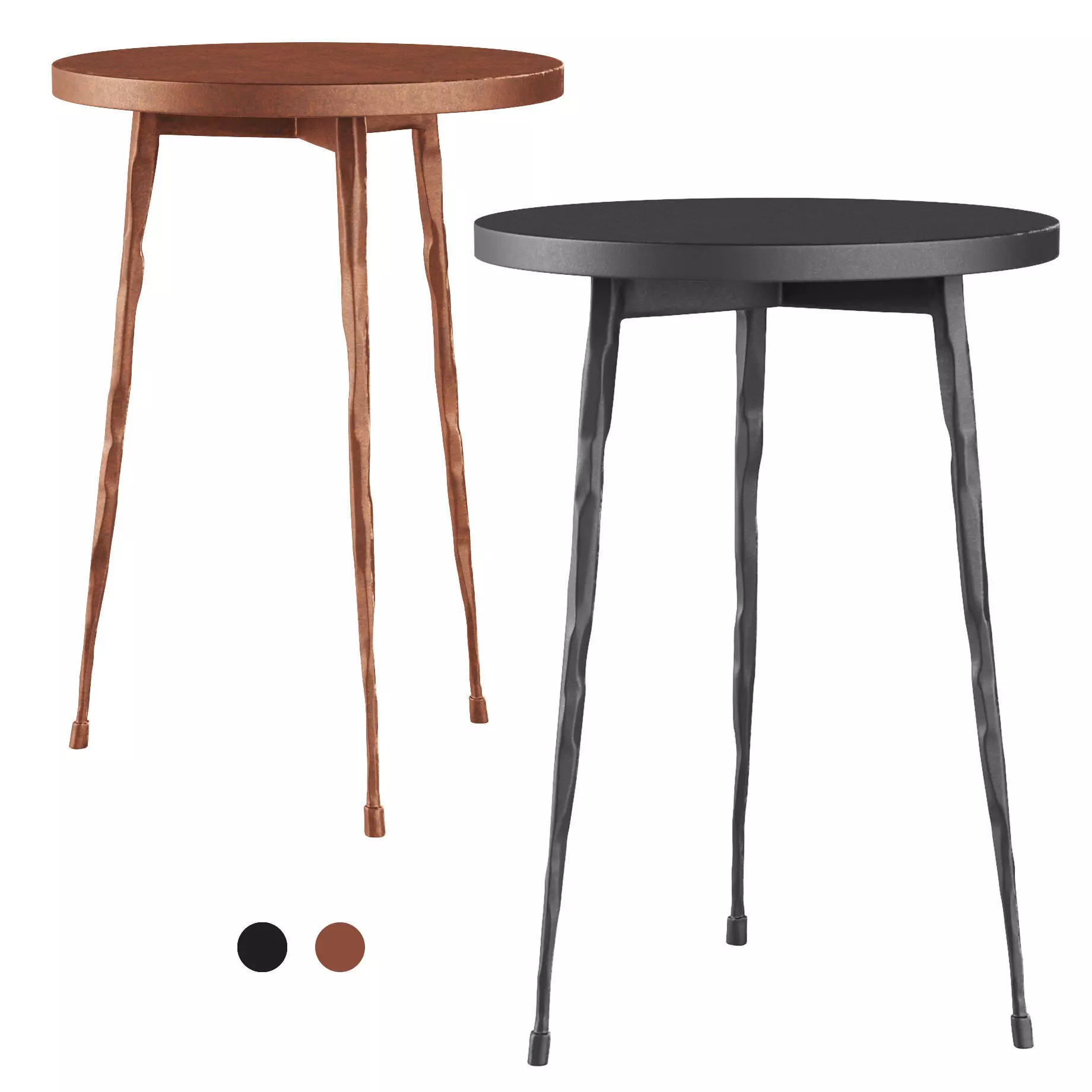 Thai Natura Mesa Auxiliar table 3D model_0