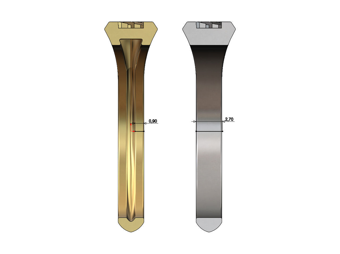 Hexagonal Moucharabih motif signet ring 3D print model_6