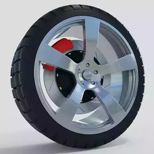 Car Wheel 3D model