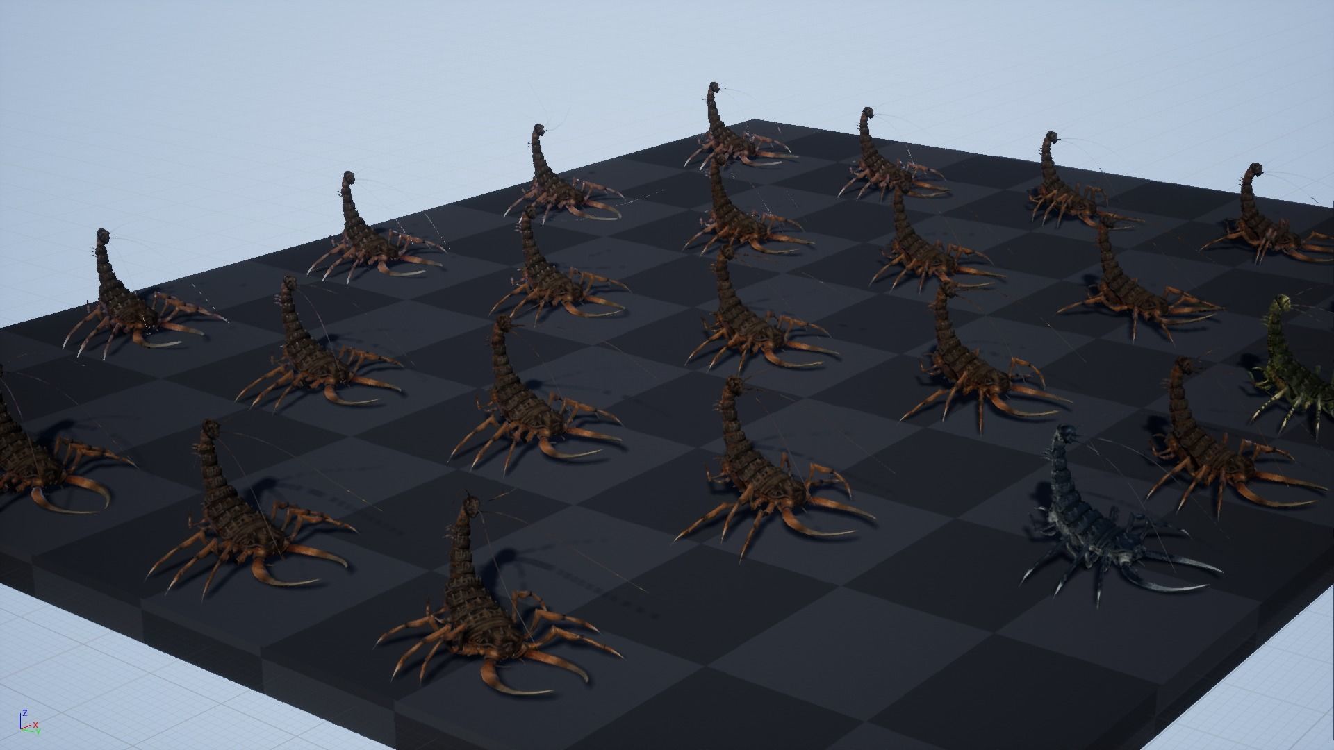 LandBug4 shrimp Low-poly 3D model_8