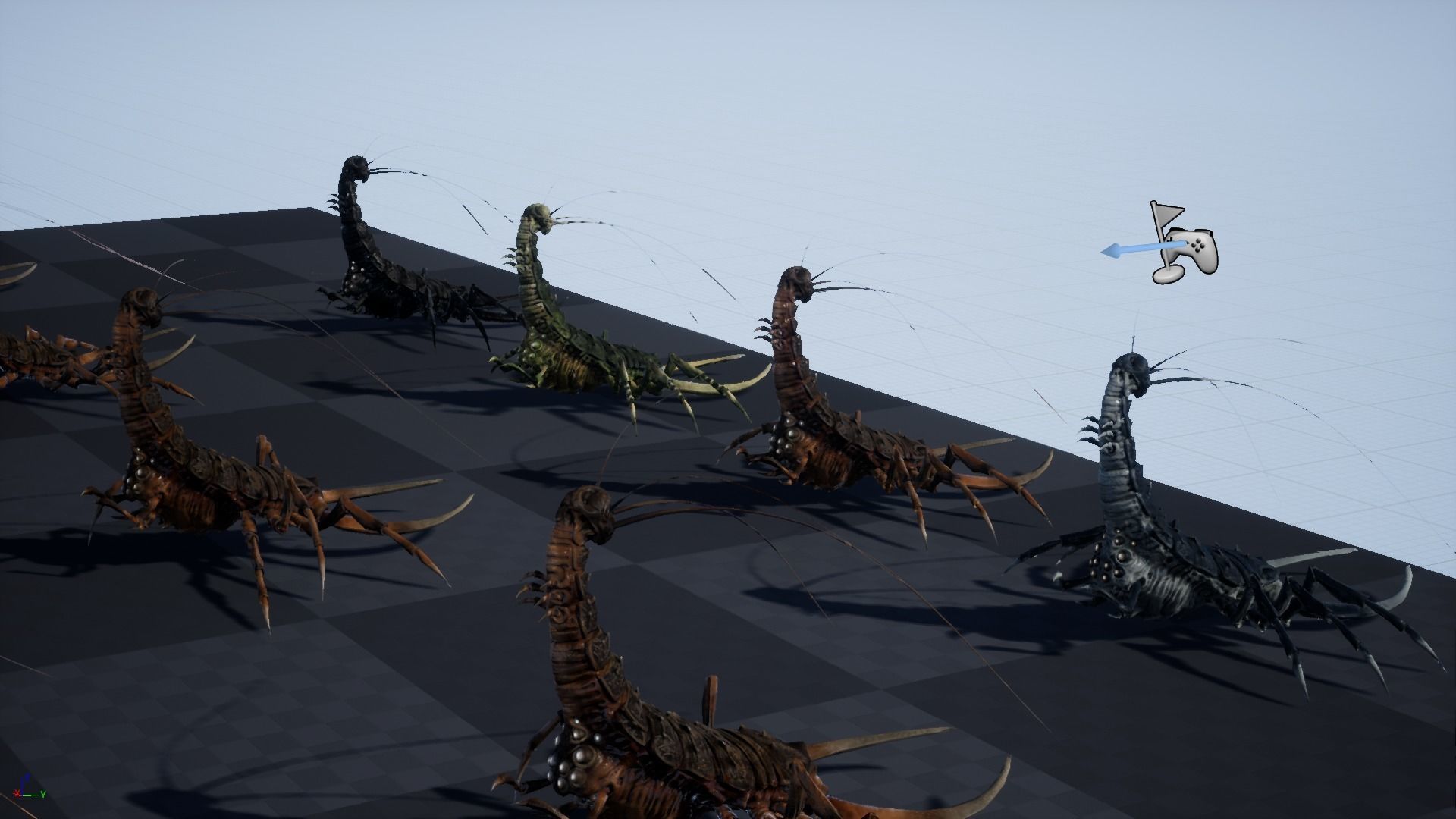 LandBug4 shrimp Low-poly 3D model_7