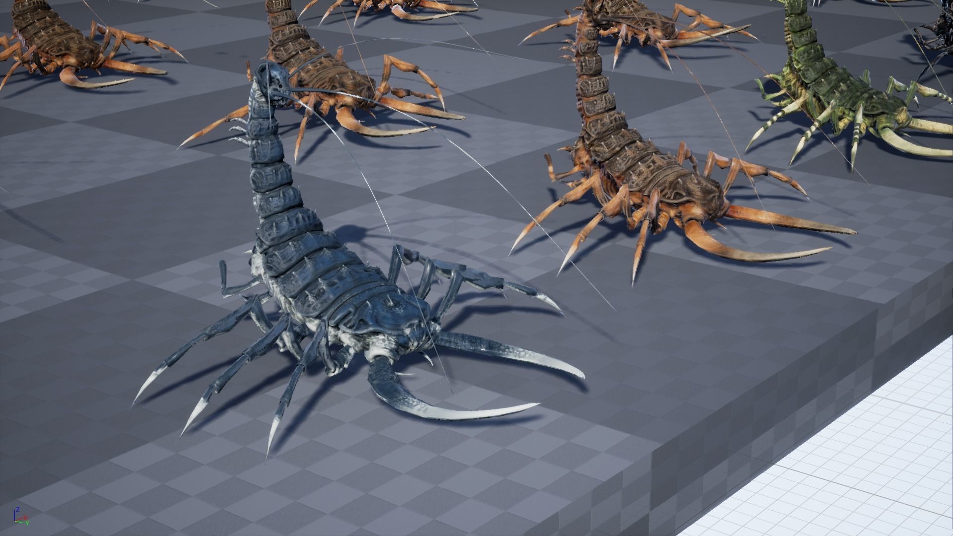LandBug4 shrimp Low-poly 3D model_5