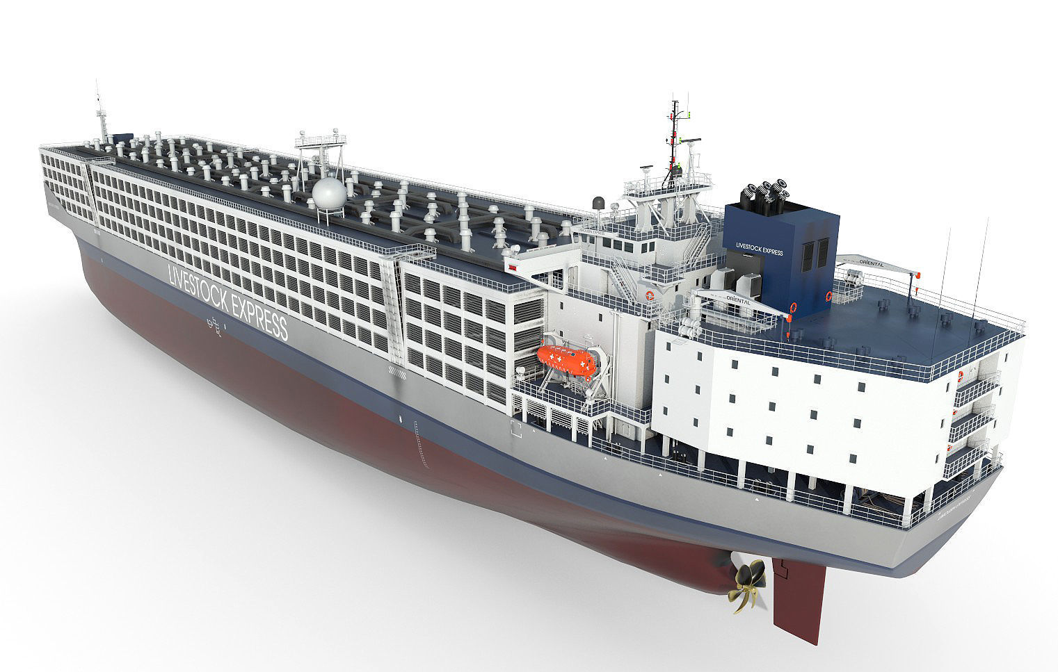 Livestock Carrier 01 3D model_8