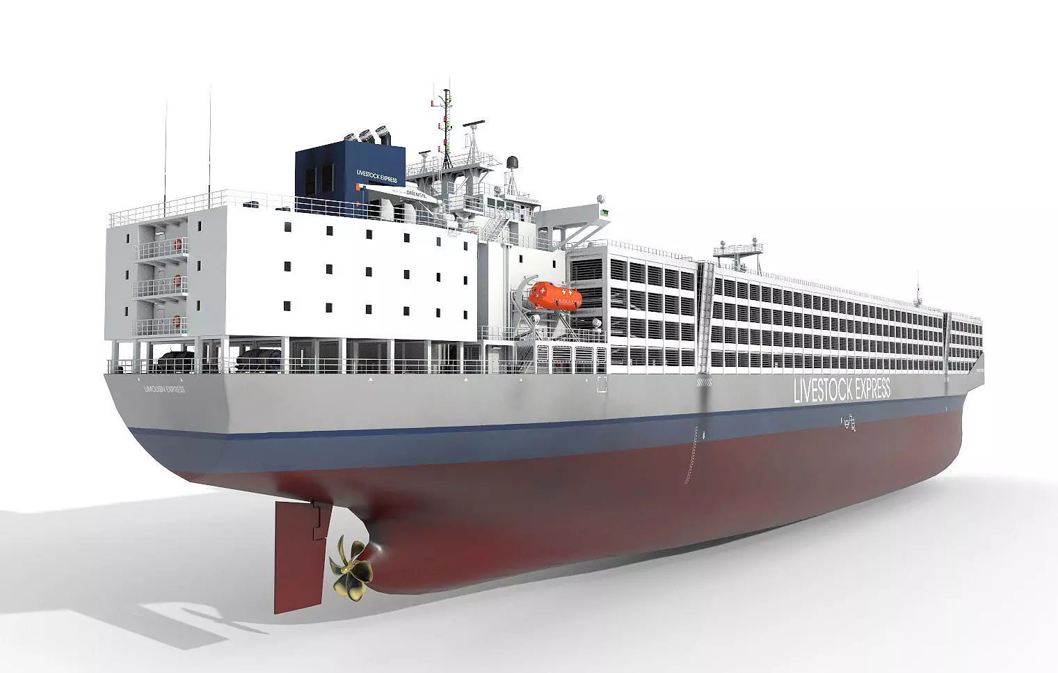 Livestock Carrier 01 3D model_0