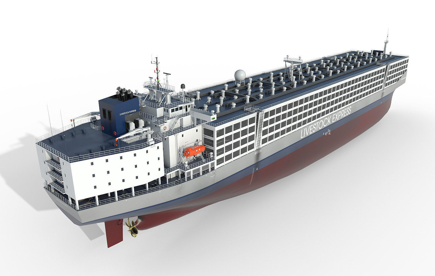 Livestock Carrier 01 3D model_2
