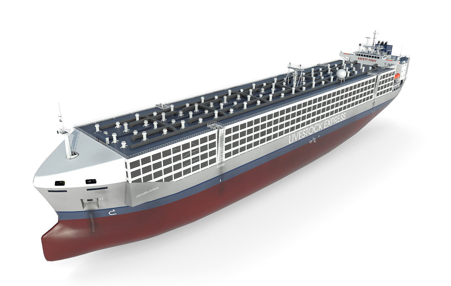 Livestock Carrier 01 3D model_6