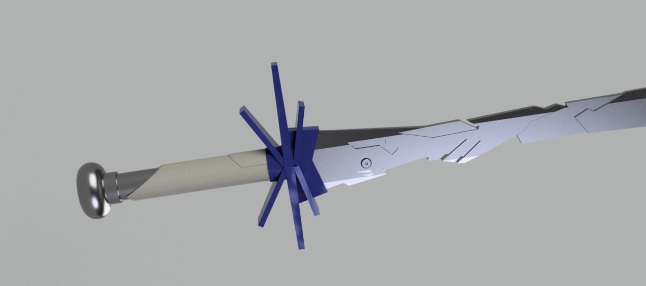 Cerebro Sword 3D print model_2