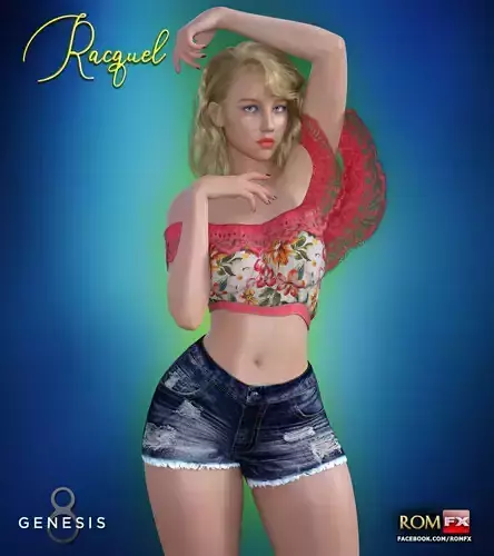 Racquel for G8F 3D model