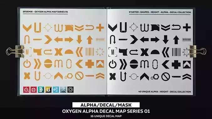 Oxygen Alpha - Decal Map Series 01 Texture