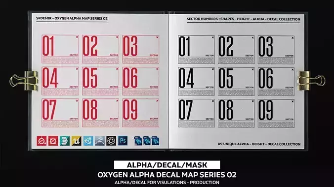 Oxygen Alpha - Decal Map Series 02 Texture