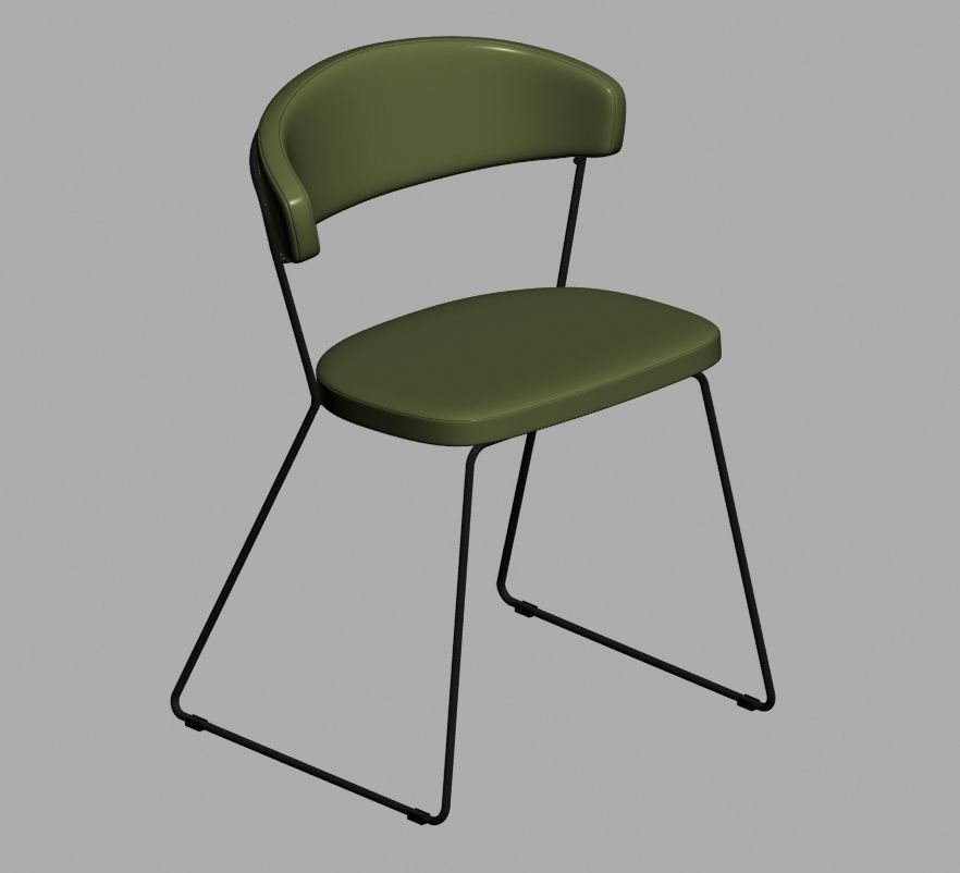 chair 125 3D model_2