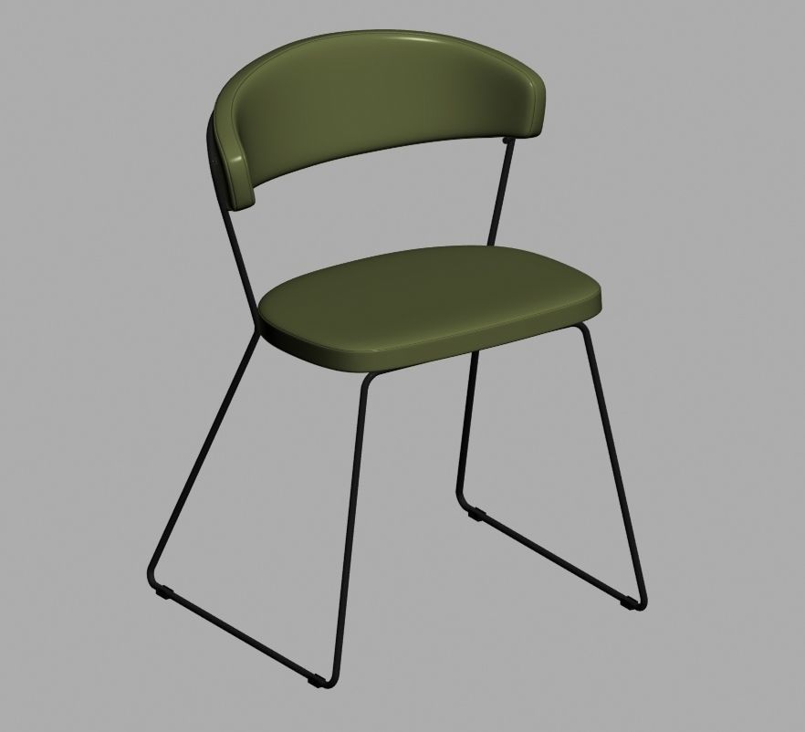 chair 125 3D model_3