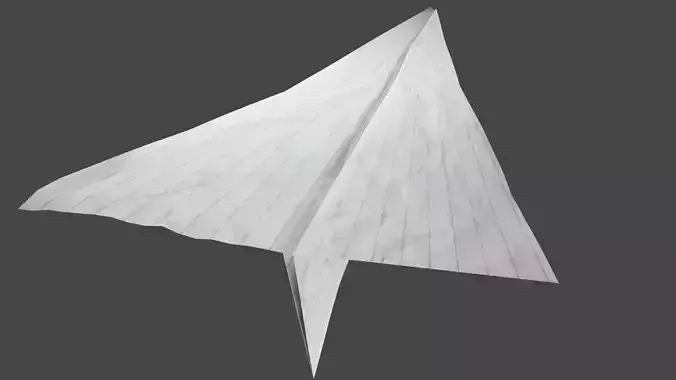 Paper Plane 3D Model