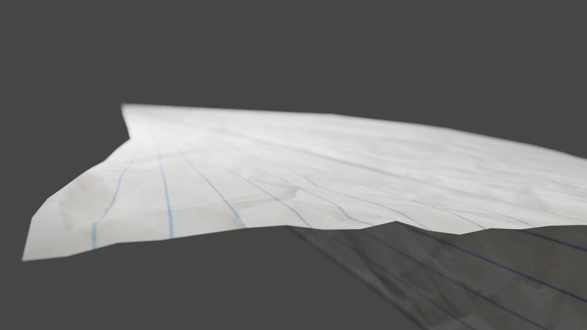 Paper Plane 3D Model 3D model_2