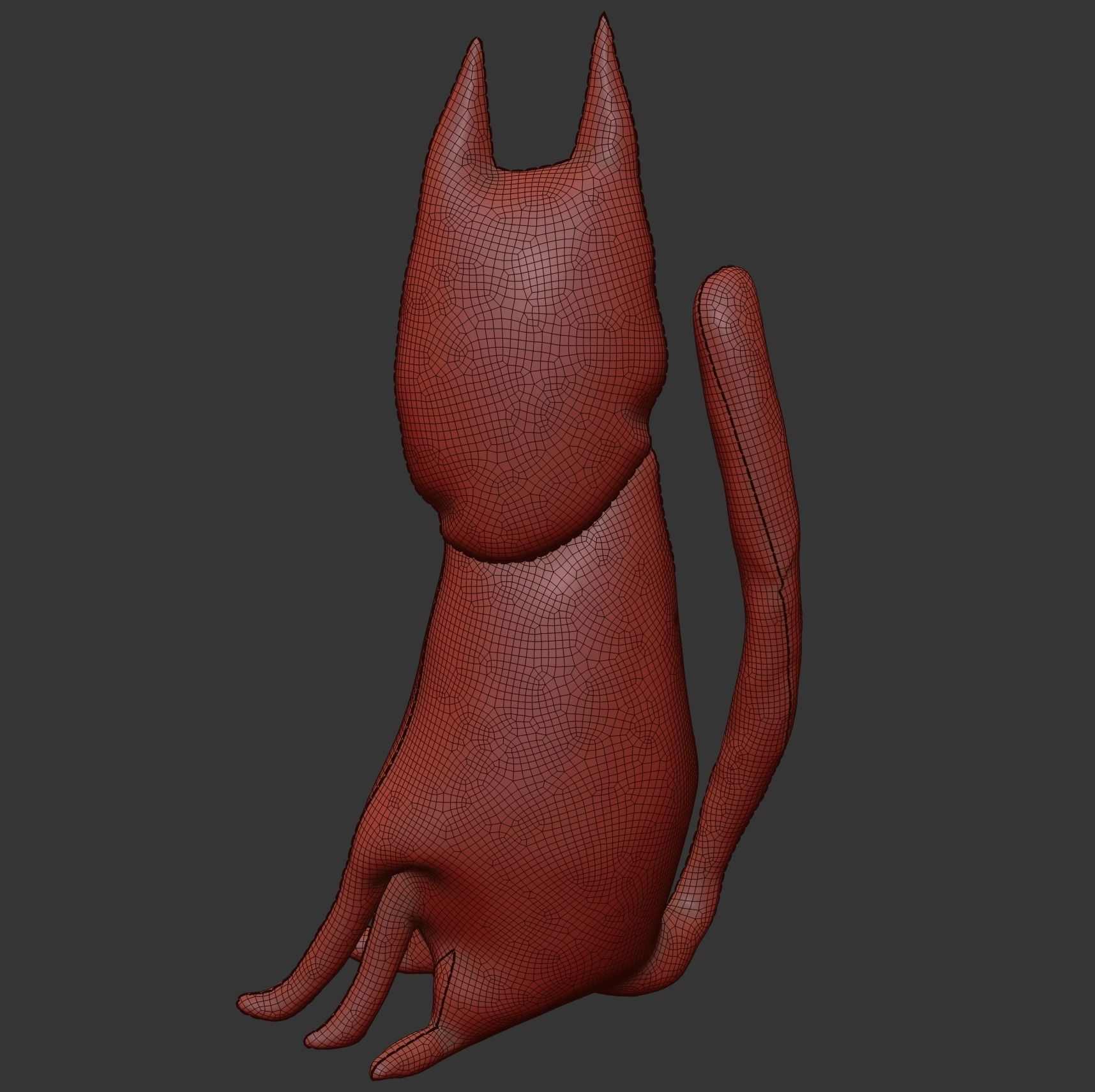 kids cat toy 10 3D model_3