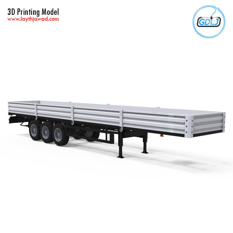 Trailer 1-32 Scale 3D print model_6