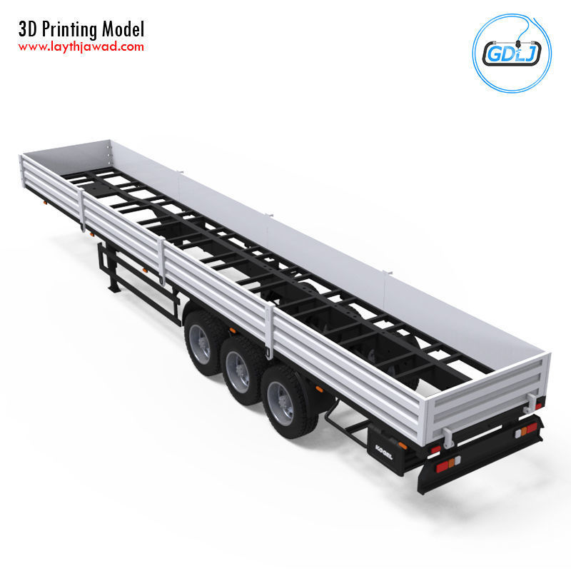 Trailer 1-32 Scale 3D print model_5