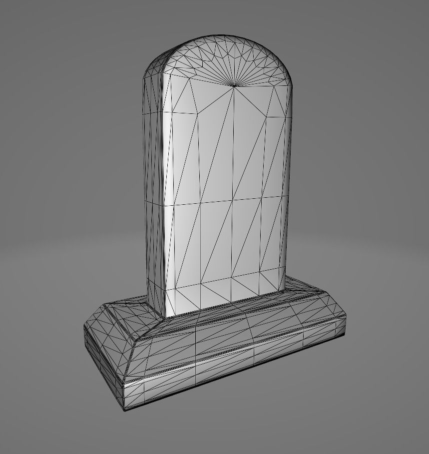 Cultural Grave Stone Combo Pack-Japanese  3D model_6