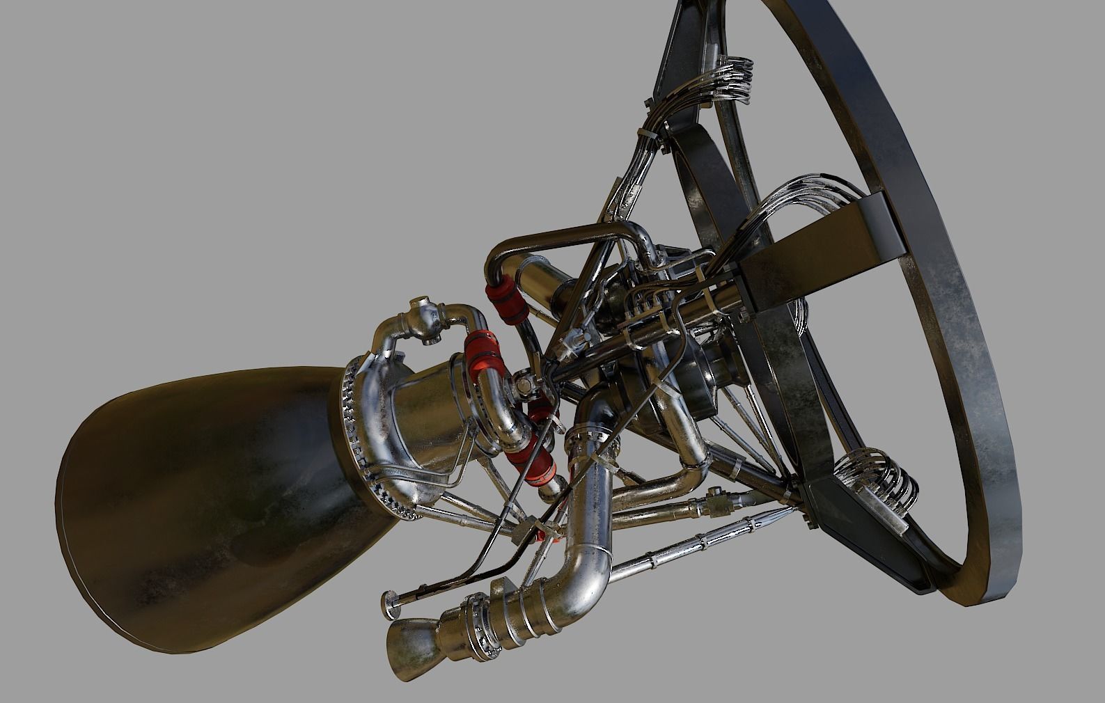 Delta IV Heavy Rocket 3D model_32