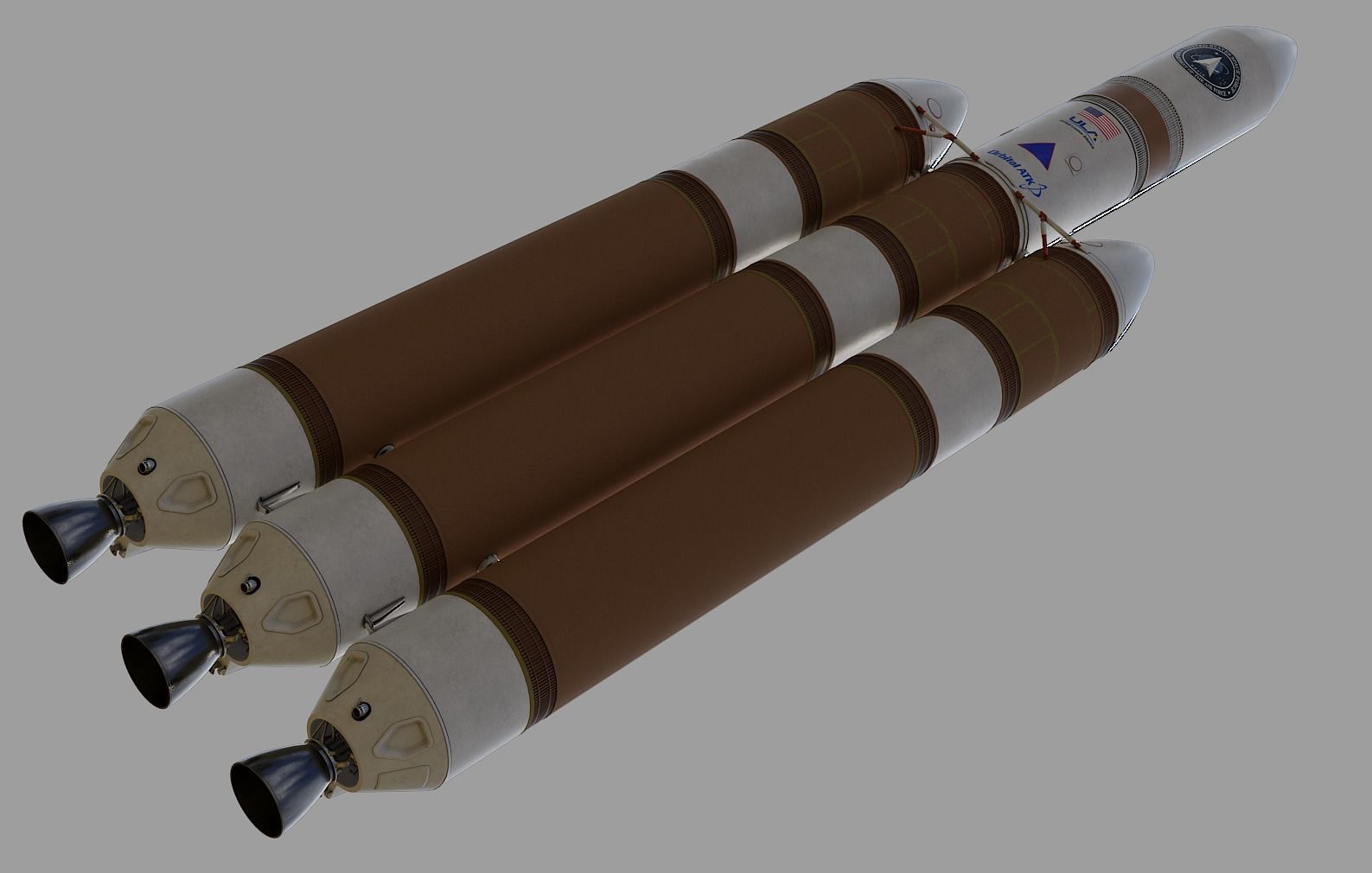 Delta IV Heavy Rocket 3D model_17