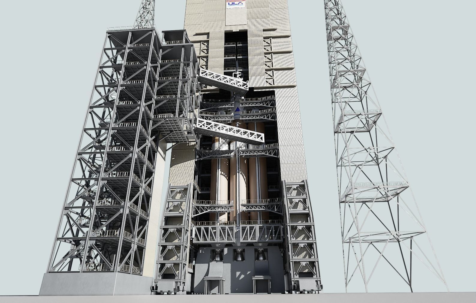 Delta IV Heavy Rocket 3D model_11