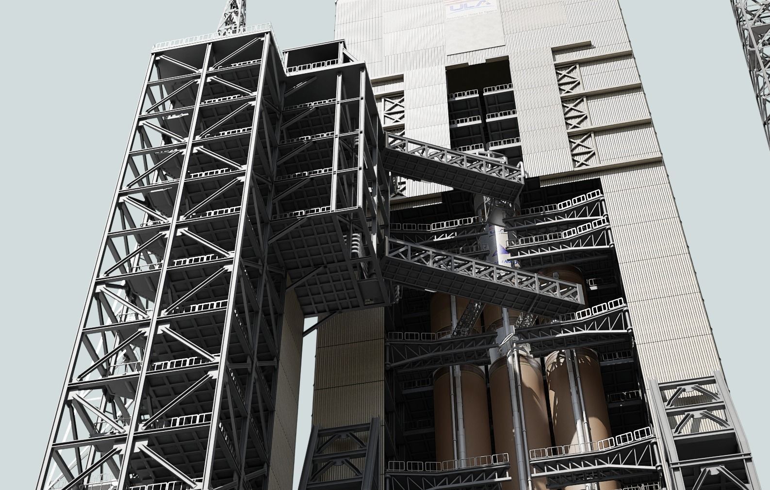 Delta IV Heavy Rocket 3D model_2