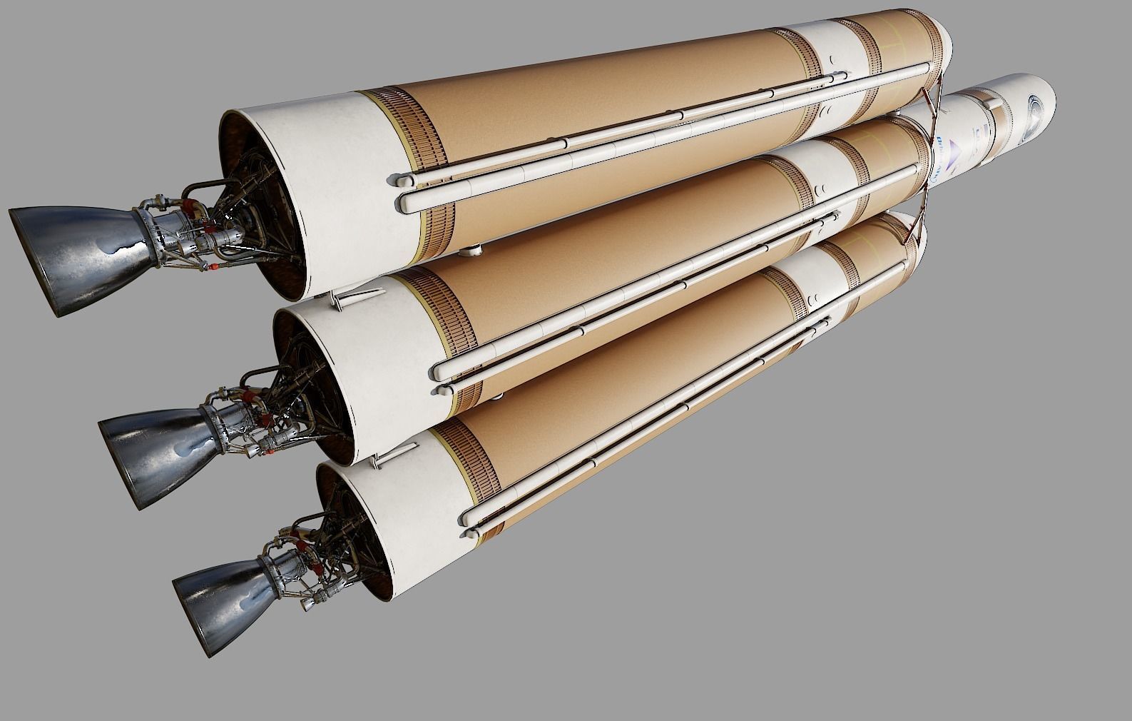 Delta IV Heavy Rocket 3D model_24