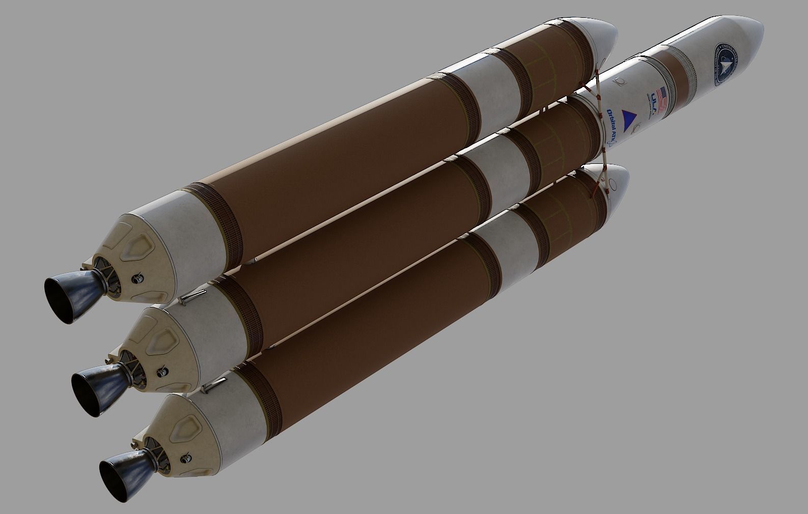 Delta IV Heavy Rocket 3D model_18