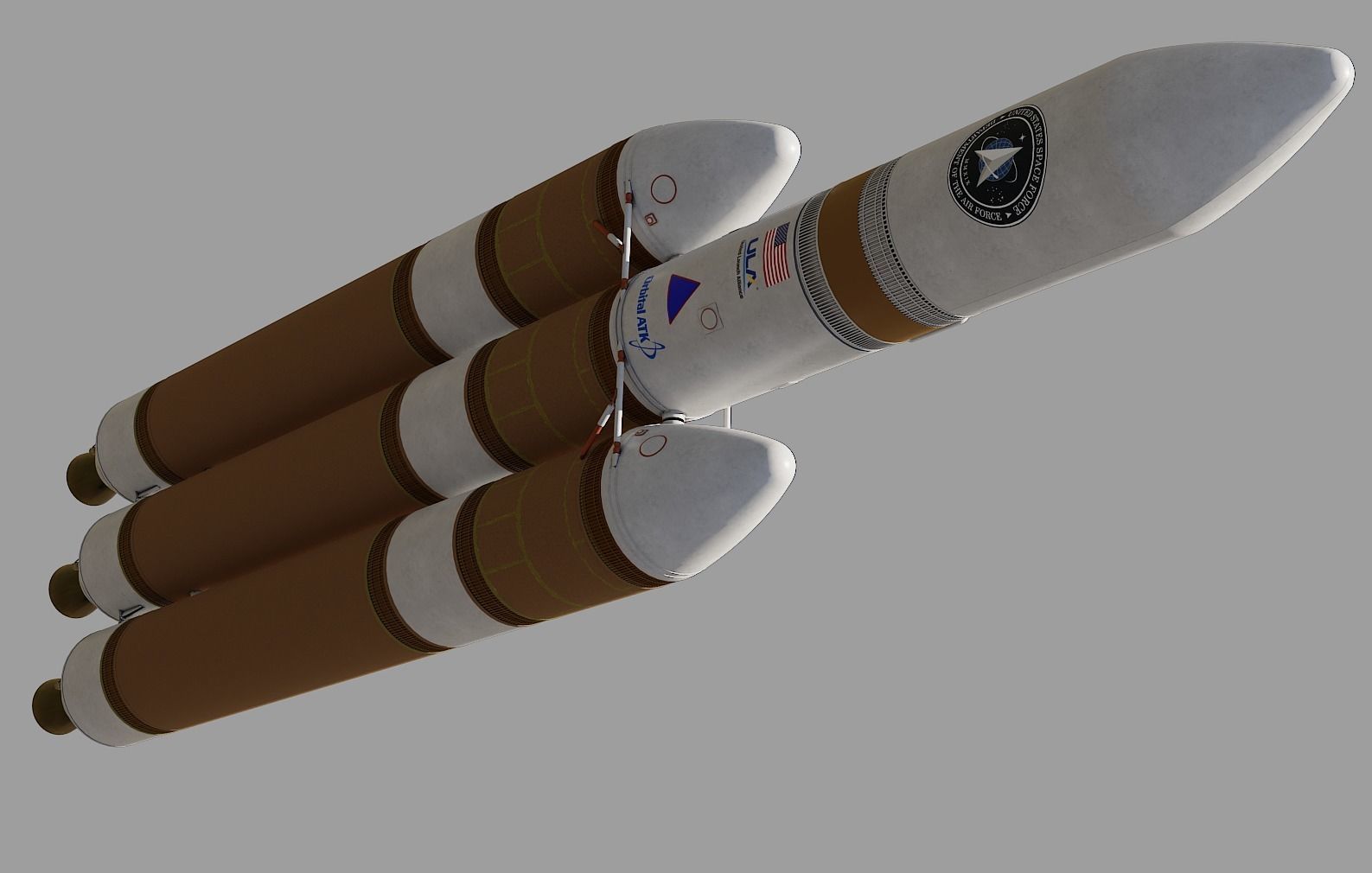 Delta IV Heavy Rocket 3D model_22